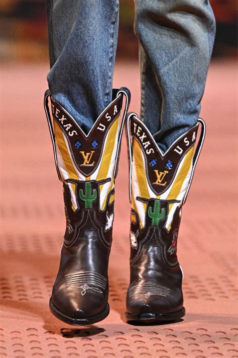 louis vuitton chunky boots|louis vuitton cowboy boots.